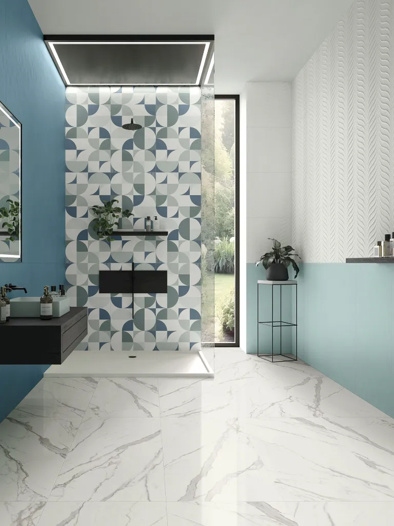 AMB_CART2_PETROL_ACQUAMARINE_PALM_GEOMIX_COLD_STATUARIO_BAGNO.webp