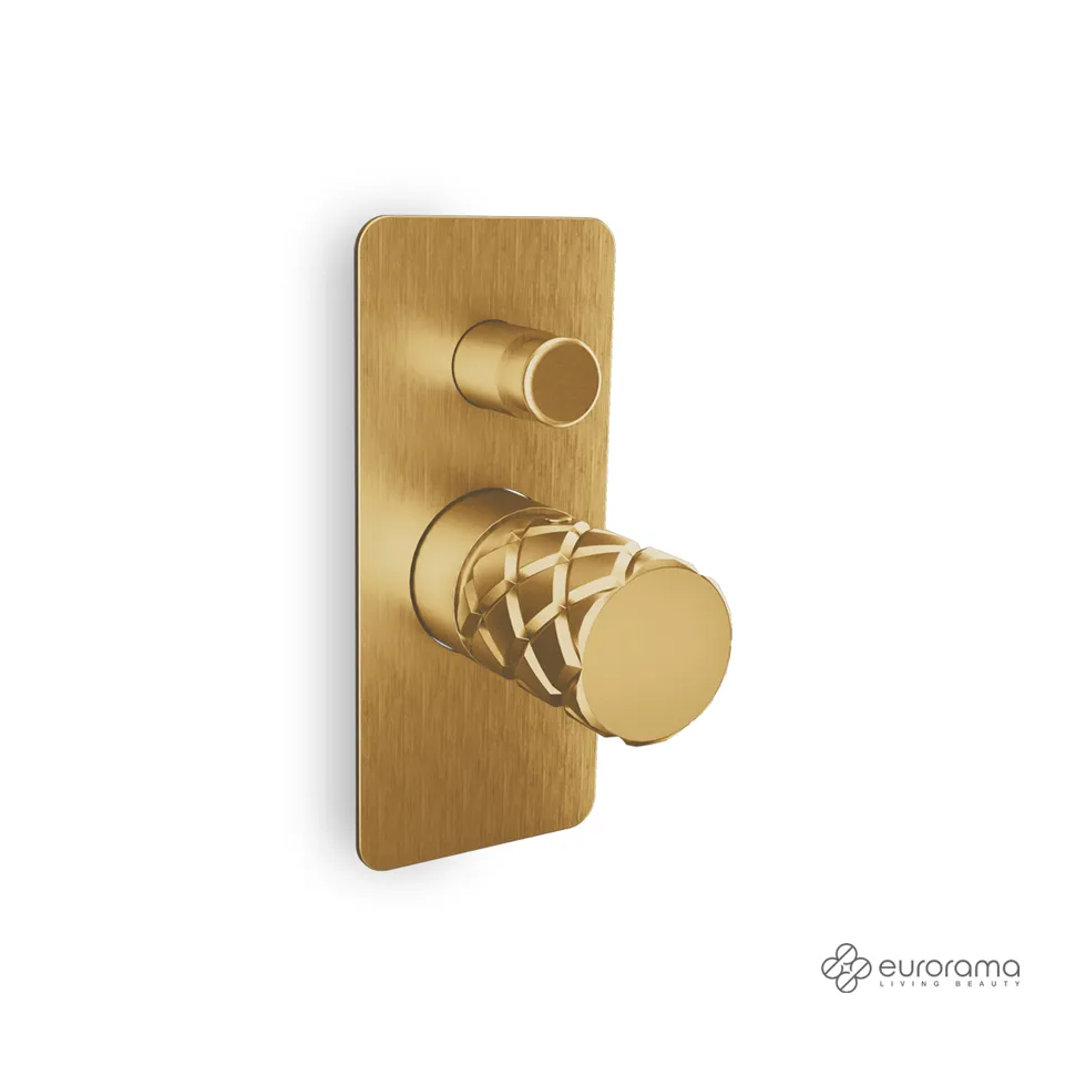 Μίκτης Εντοιχισμού 2 Εξόδων Eletta Chester Eurorama Bronze Brushed
