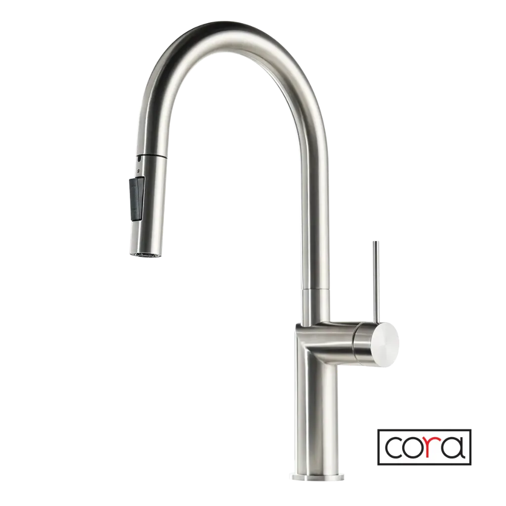[210-63630-111] Μπαταρία Νεροχύτη Κουζίνας CORA Inox