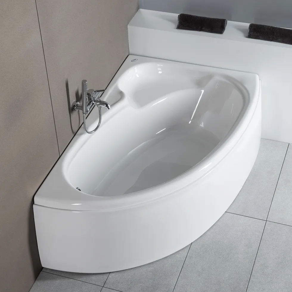 [400-305C-1] Μπανιέρα Ακρυλική Caronite DOVE 1550x950 Left, Carron Bath White