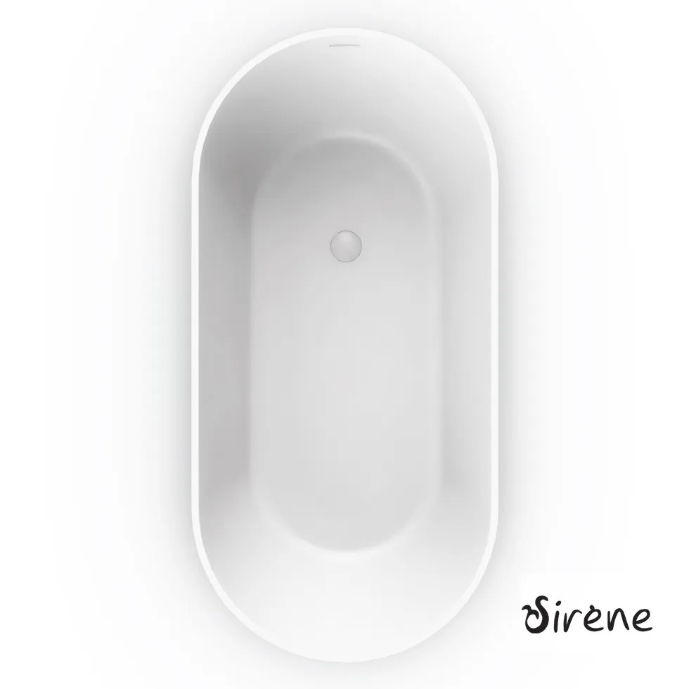 [402-CUS16585-301] CUSCO ΜΠΑΝΙΕΡΑ FREESTD 165x85 SIRENE WHITE MATT