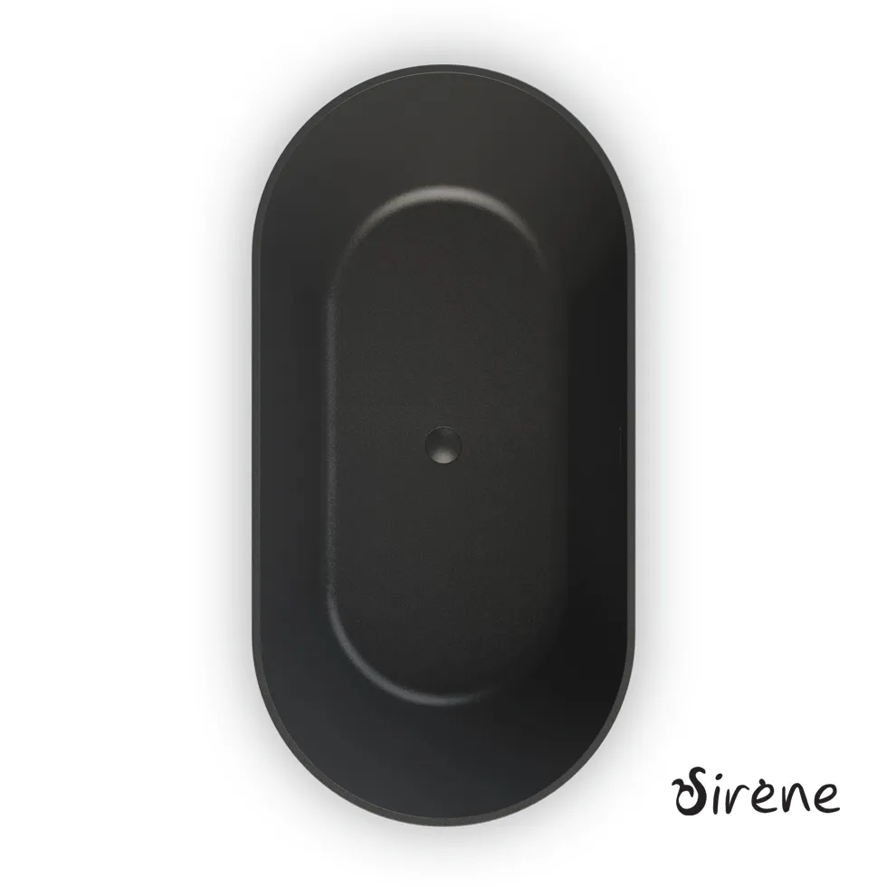 [402-CUS16585-401] CUSCO ΜΠΑΝΙΕΡΑ FREESTD 165x85 SIRENE BLACK MATT