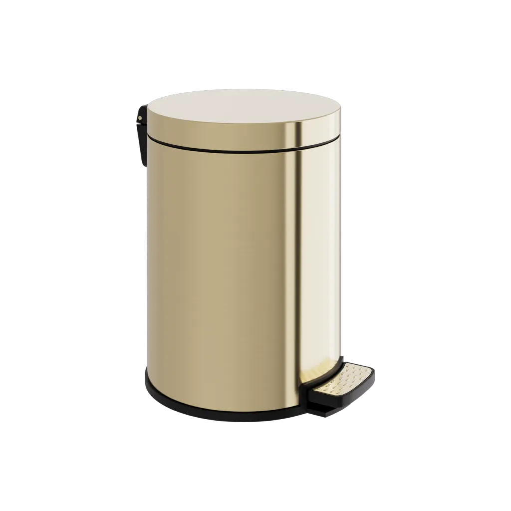 Verdi Xαρτοδοχείο 6lt Soft Close Light Gold brushed