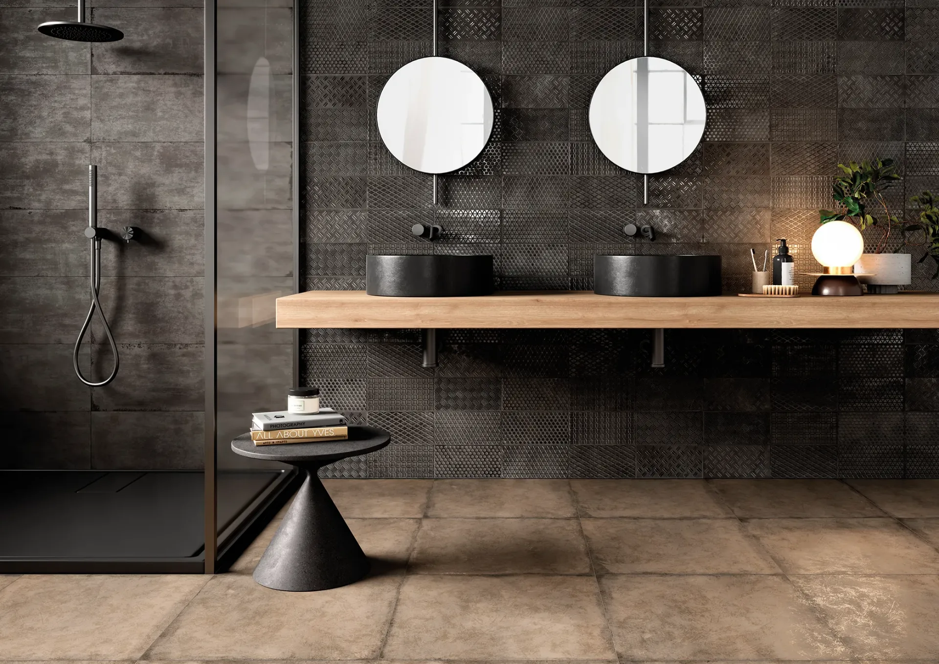 MGM Materia Mixmatch Black 30X90