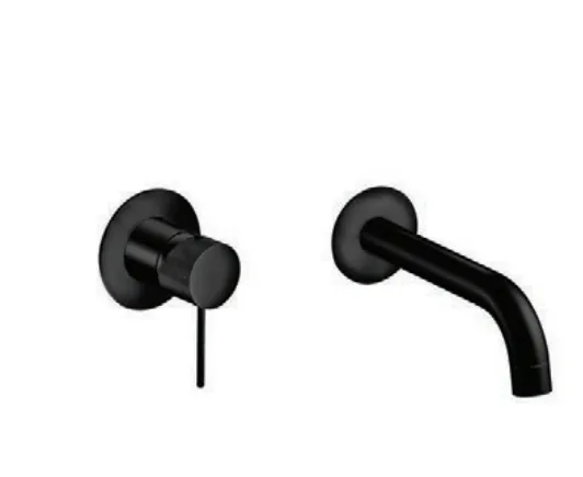 [XEN6818N] Xenon Black Mat Μπαταρία Νιπτήρος Εντοιχ.